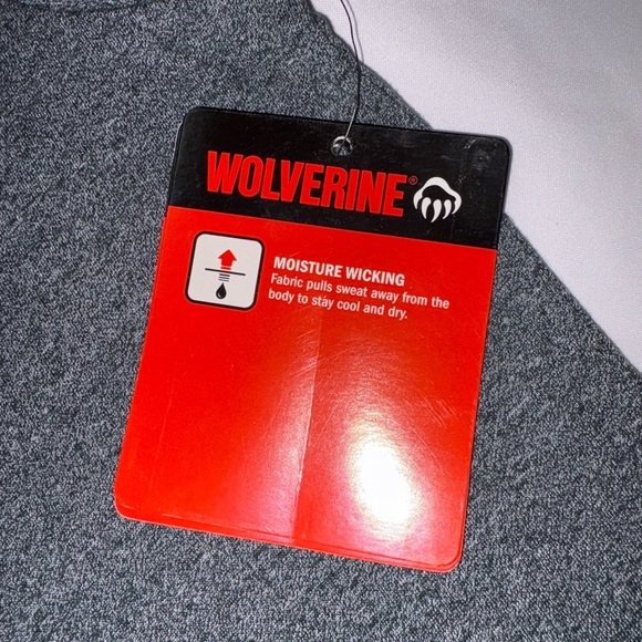 Wolverine NWT Men’s Size L Grey Moisture Wicking Long Sleeve Summer Shirt - Picture 5 of 7